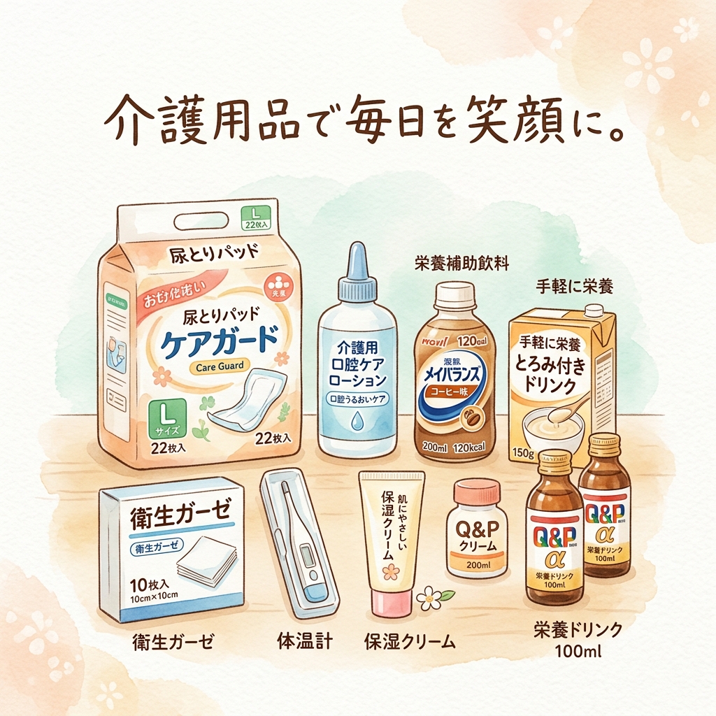 介護日用品・ドラッグストアサポート